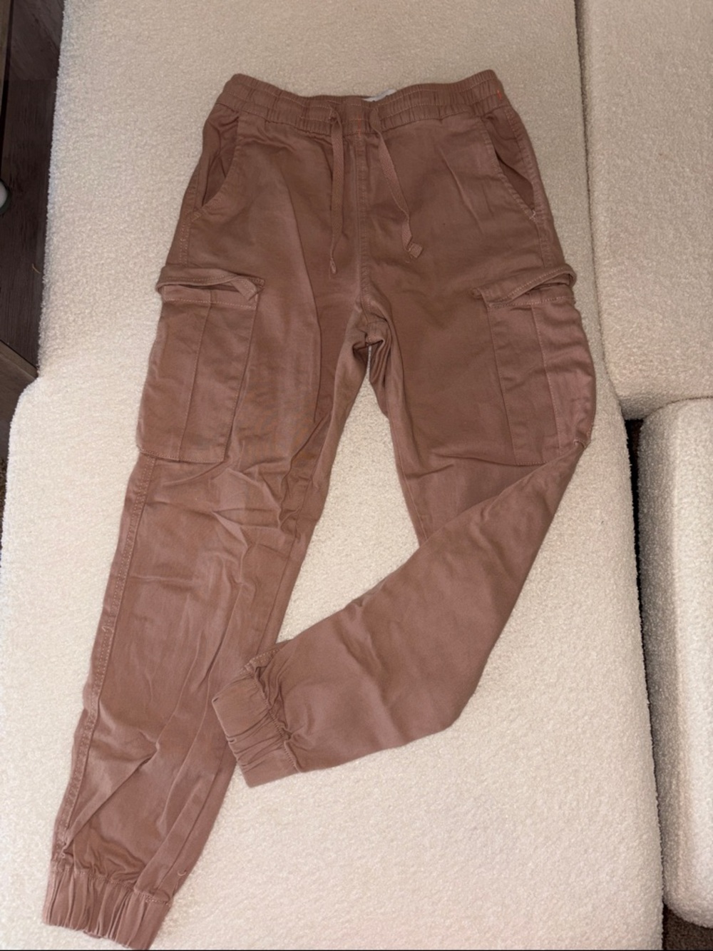 Woman’s Brown Cargo Jogger Pants - Casual